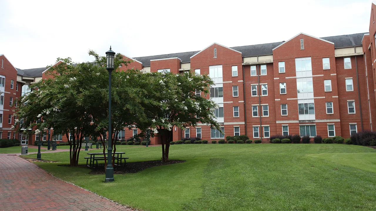 photo of the Belk Courtyard