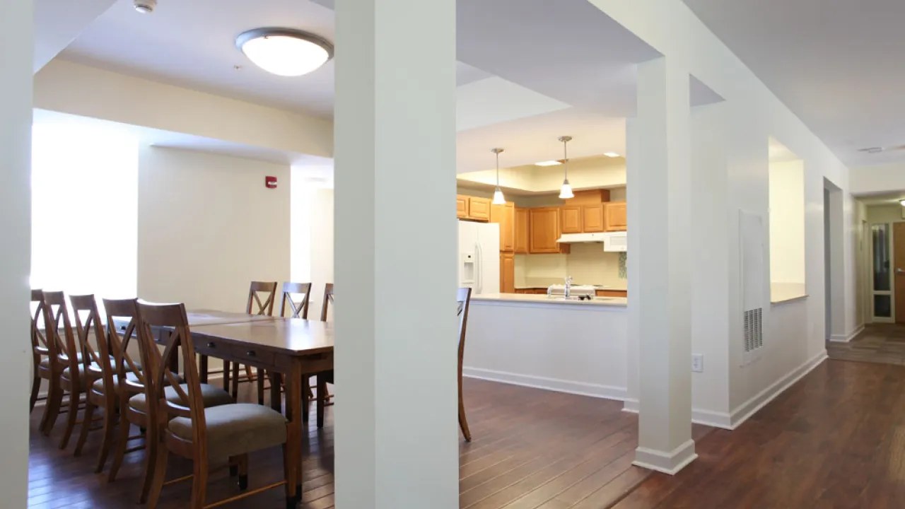 Greek, Dining Room and Kitchen