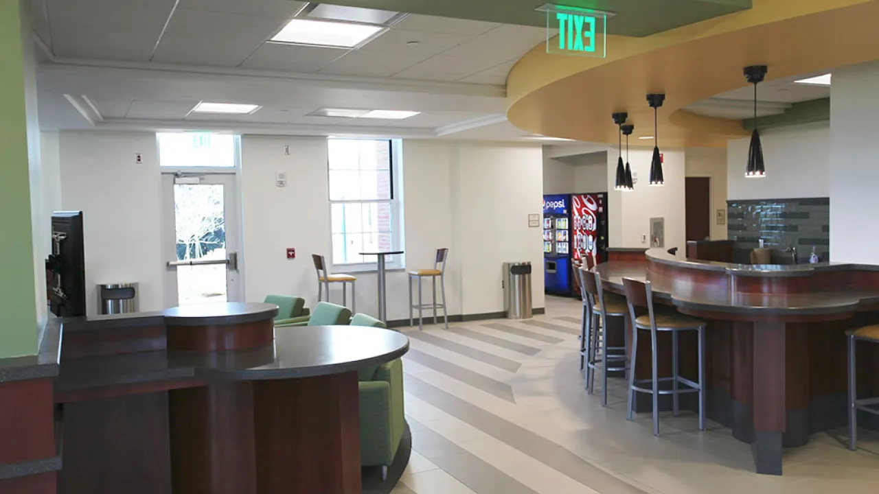 Levine, Community Kitchen/Gaming Area