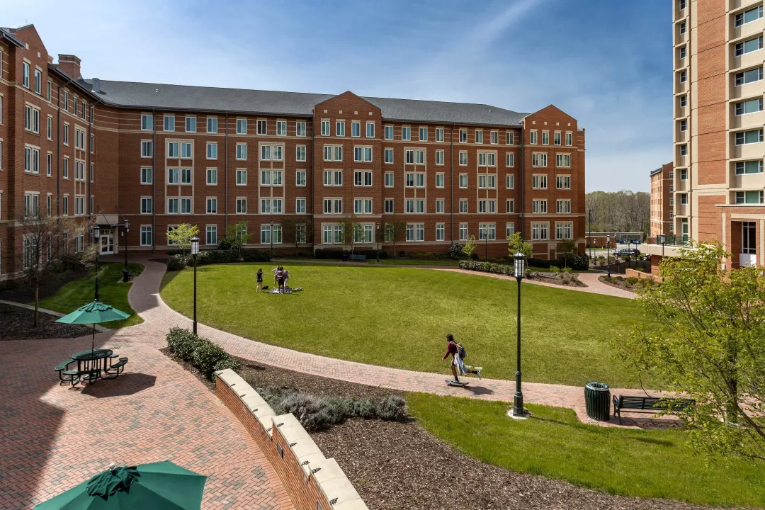 Campus courtyard