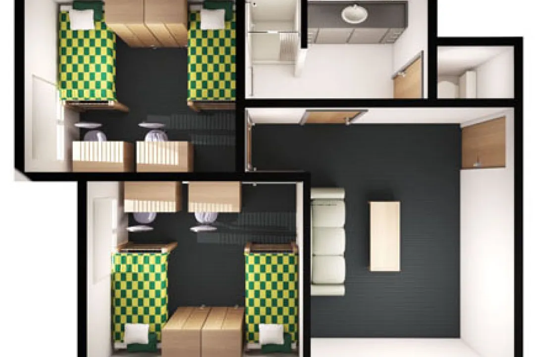 Witherspoon, 4_2 Suite Floor Plan