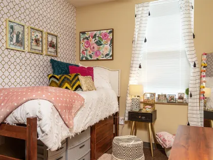 photo of a decorated Belk 4X4 Apartment