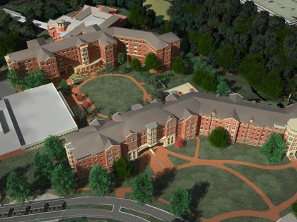 Rendering of Moore Hall