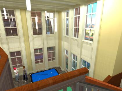 Rendering of Moore Hall