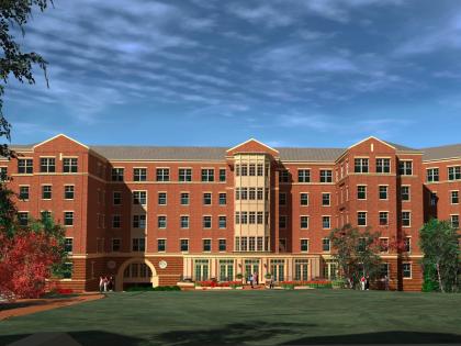 Rendering of Moore Hall