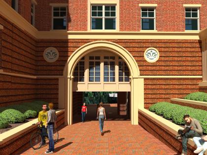 Rendering of Moore Hall