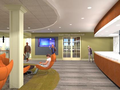 Rendering of Moore Hall