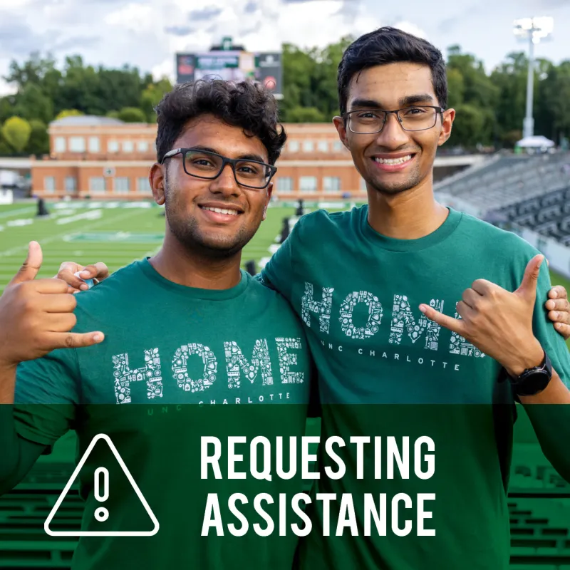 Photo icon for requesting assistance