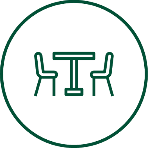 Small Breakfast Table and 2 Chairs