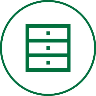 Icon of a 3 Drawer Dresser